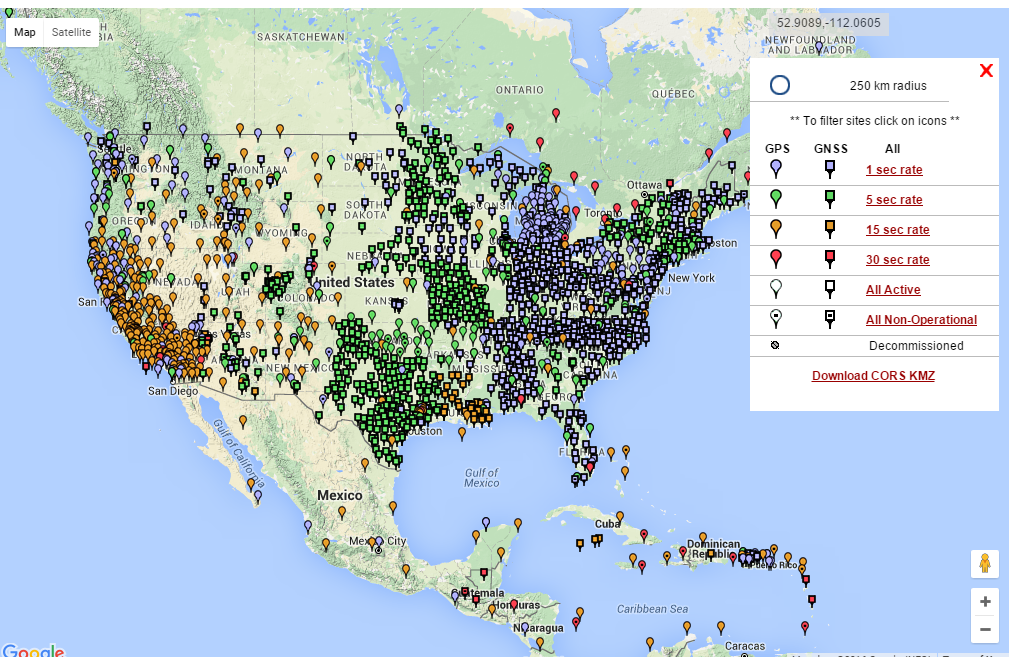 Cors Map – Rtkexplorer